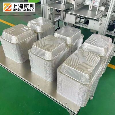 Servo Driven Aluminium Food Container Machine 24KW 380V 50HZ High Speed Punching Press
