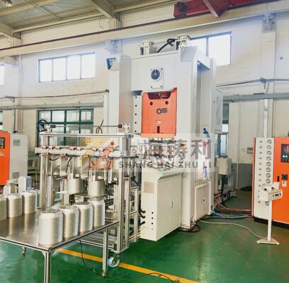 24KW 380V Aluminum Foil Cup Making Machine White Orange Automatic Metal Shaping Equipment