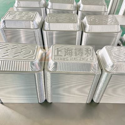 Disposable Silver Foil Container Machine SMC Pneumatic Silver Container Making Machine 12000PCS/H