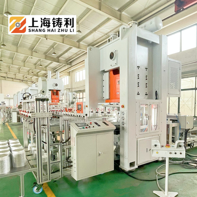 Aluminium Food Container Punching Machine Press 260mm Strokes 50hz 380v